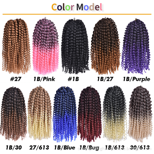 Marley Hair Extension Braid xpression twist with loose afro braid box curly water wave freetress braids crochet needle for hair